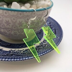 Translucent Ziggy Stardust Charm Earrings